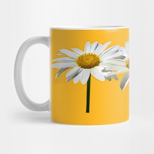 Daisies - Three Daisies In a Row Mug